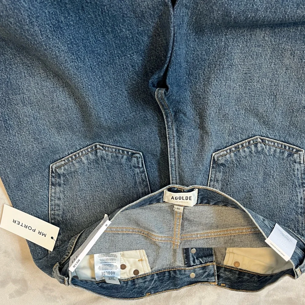 AGOLDE Net-Porter90's Jean Mid-Rise Loose Fit Sz:30 Orig:$320 - Picture 10 of 12